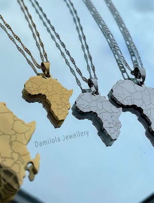 Mini Africa Necklace ‘Isokan’ - Gold/Silver