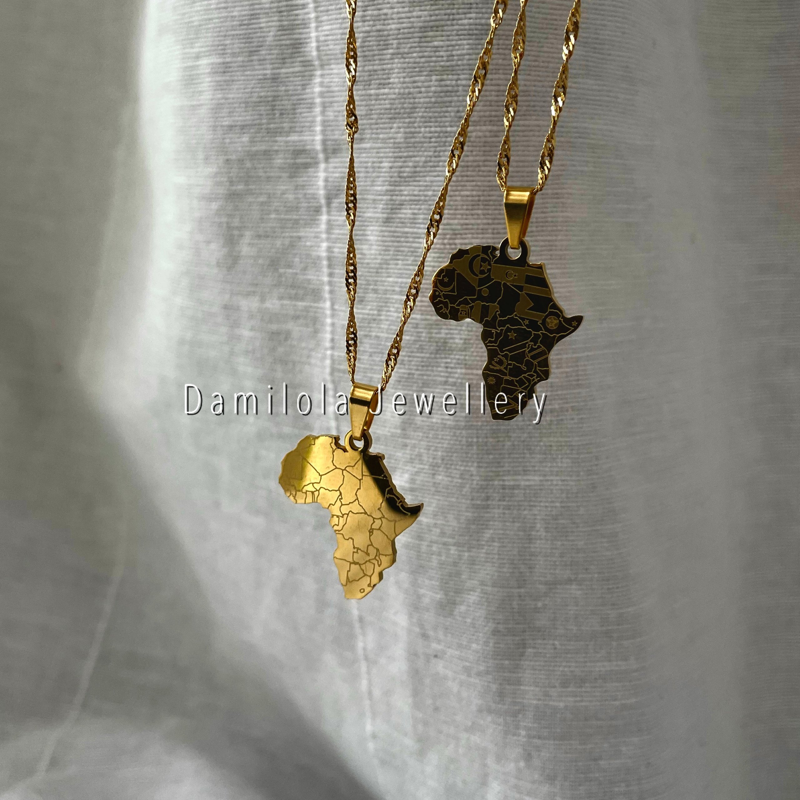 Kuumba African Necklace - Gold/Silver