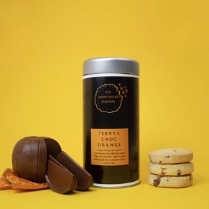 Terry's Chocolate Orange Shortbread Gift Tube Tin