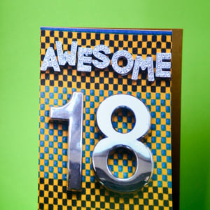 The Awesome 18th Birthday card