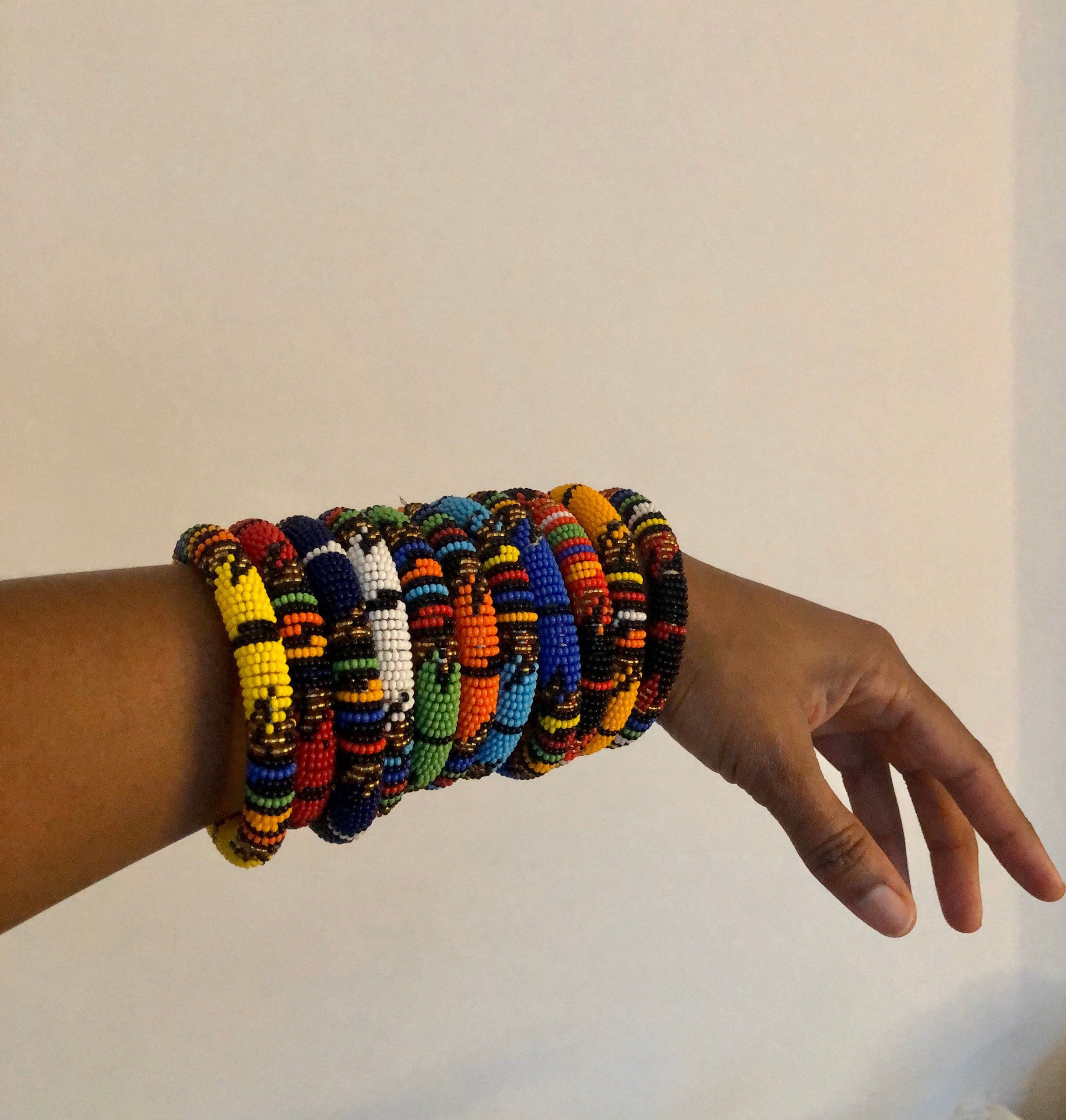 African Zulu Beaded Bracelets