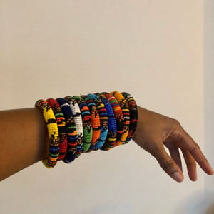 Handmade African Zulu Beaded Bracelets