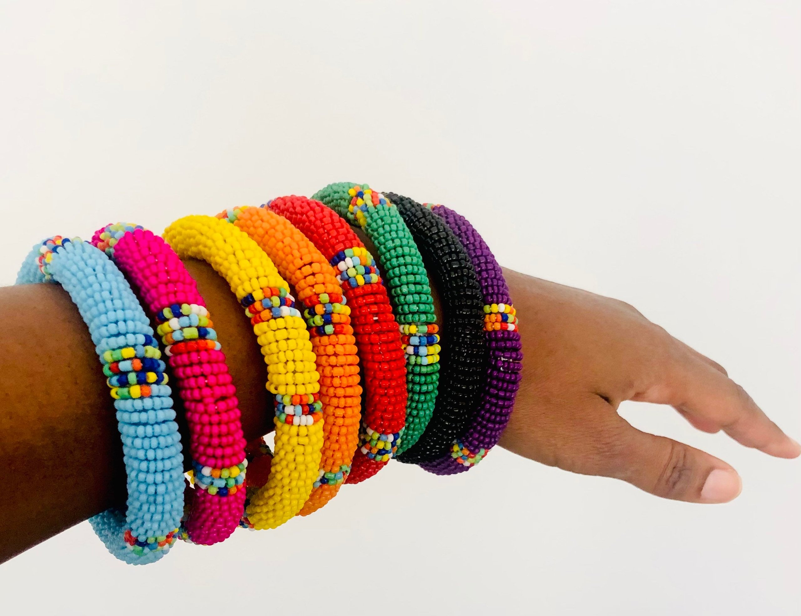 African Maasai Beaded Bracelets