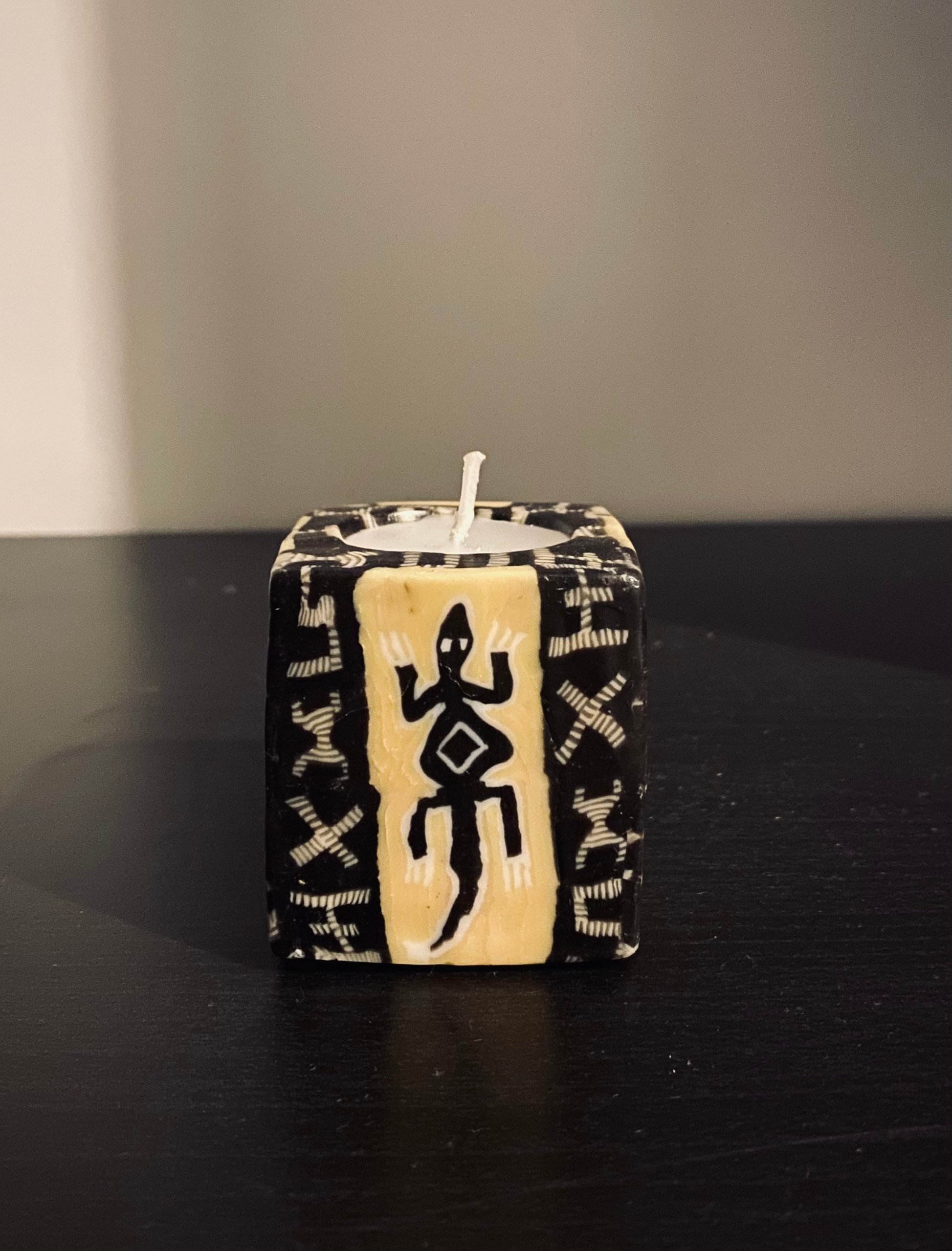 Swazi Mini Cube Lizard Candles