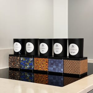 Fabric Edition Candle set