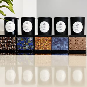 Fabric Edition Candle set