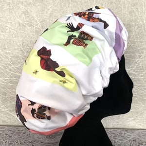 Big Size Shower Caps, Headwrap Design, 3 Colours