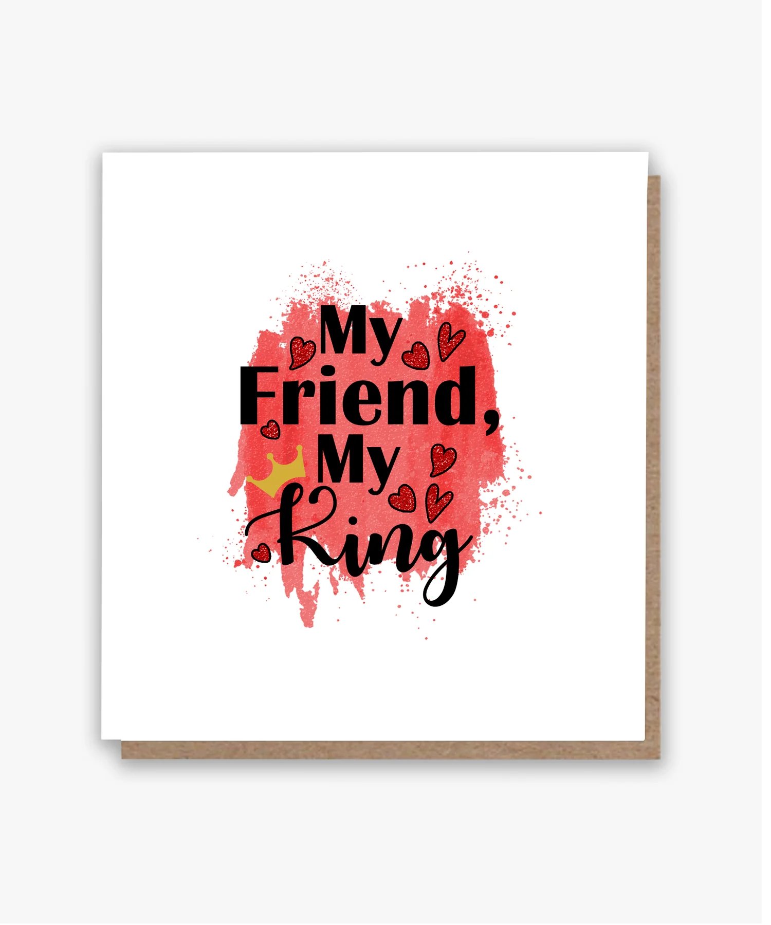 My King Birthday Card