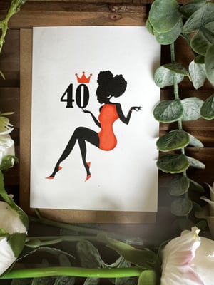 Happy 40th! (O) Birthday Card