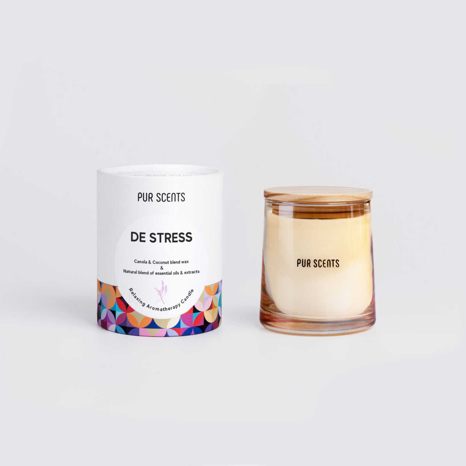 De Stress Aromatherapy Scented Candle