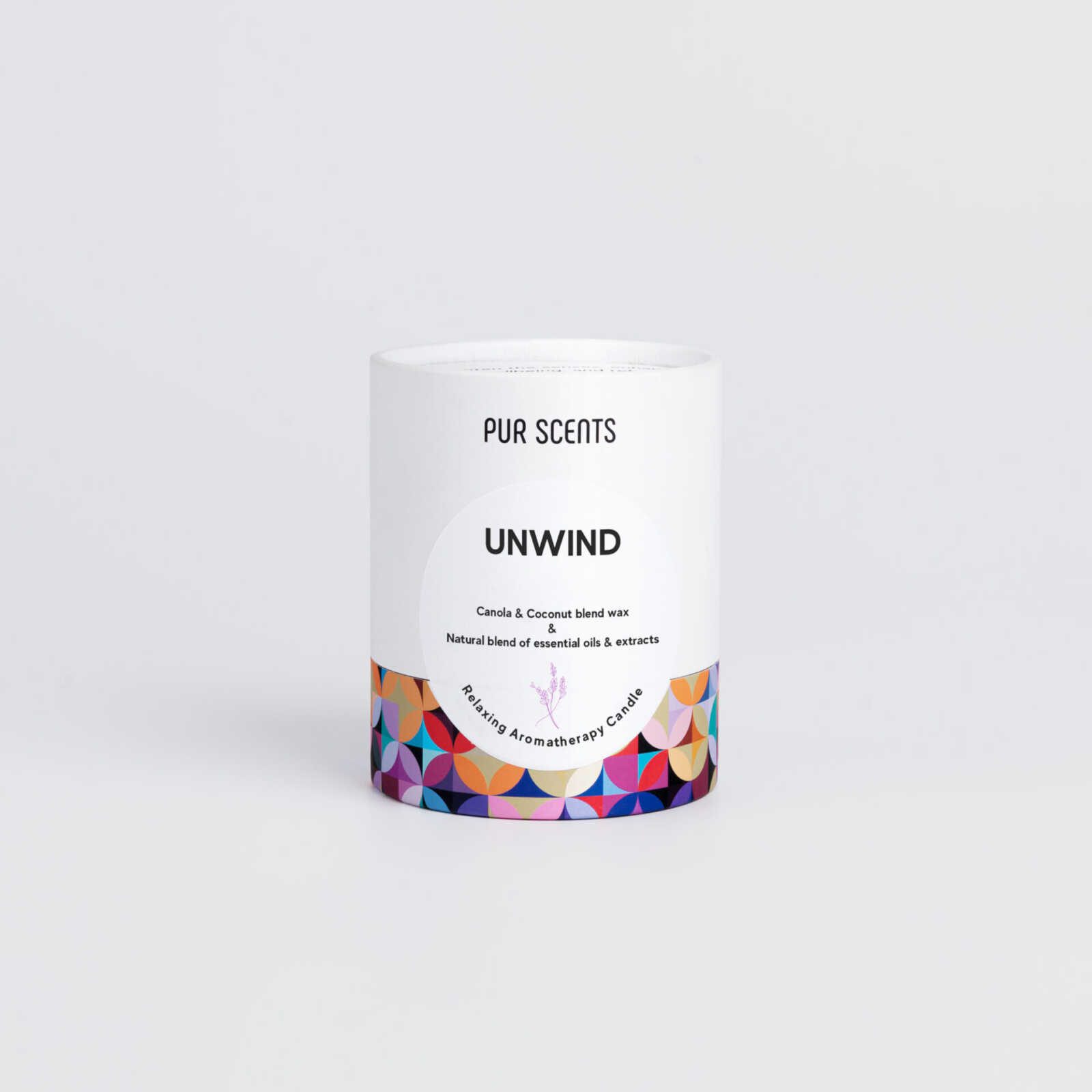 Unwind Aromatherapy Scented Candle