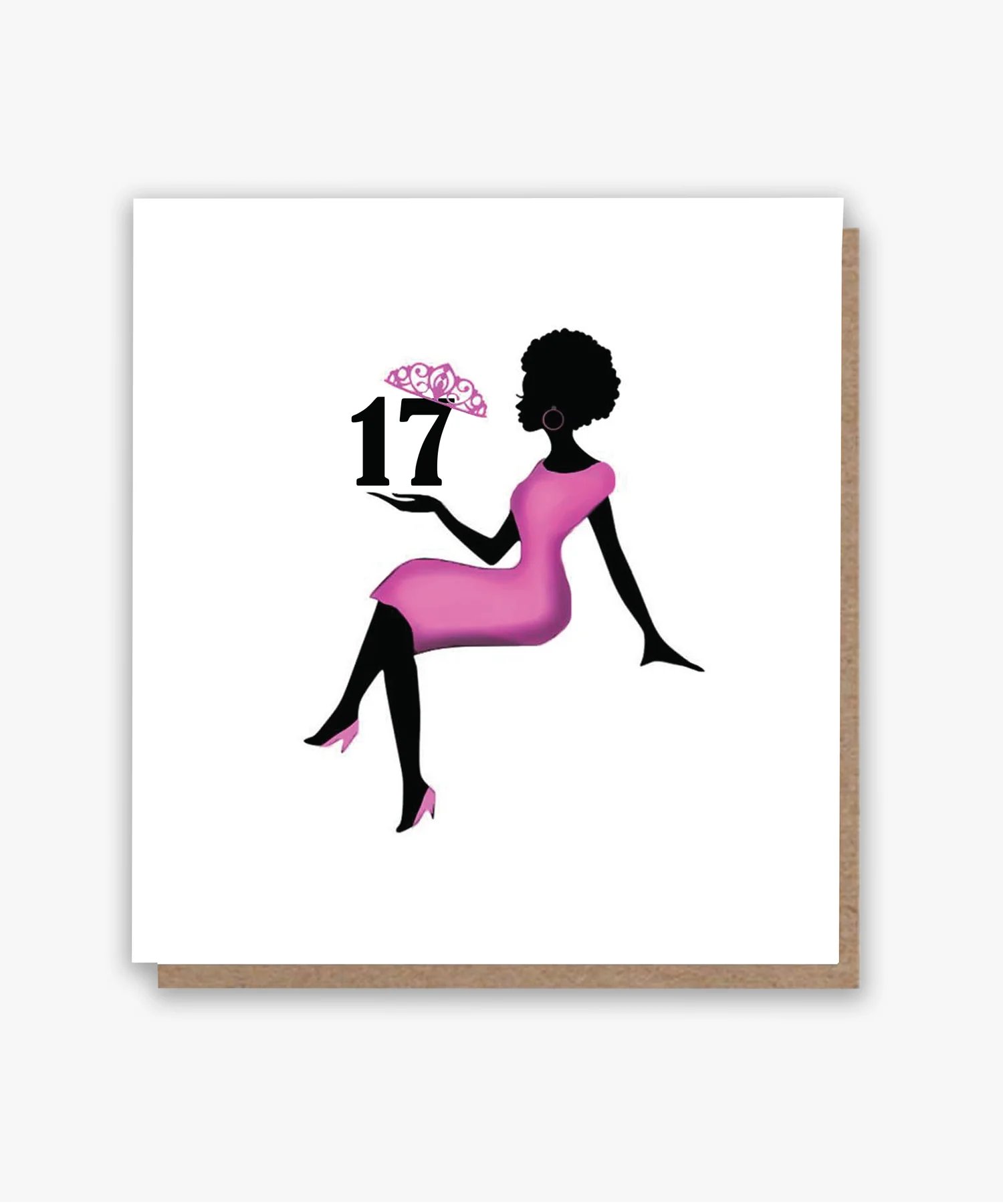 Loving Life at 17th – Pink Dress Card