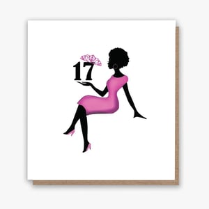 Loving Life at 17th - Pink Dress Card