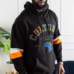 Men's Ankara Culture Slogan Hoodie - UNUGU