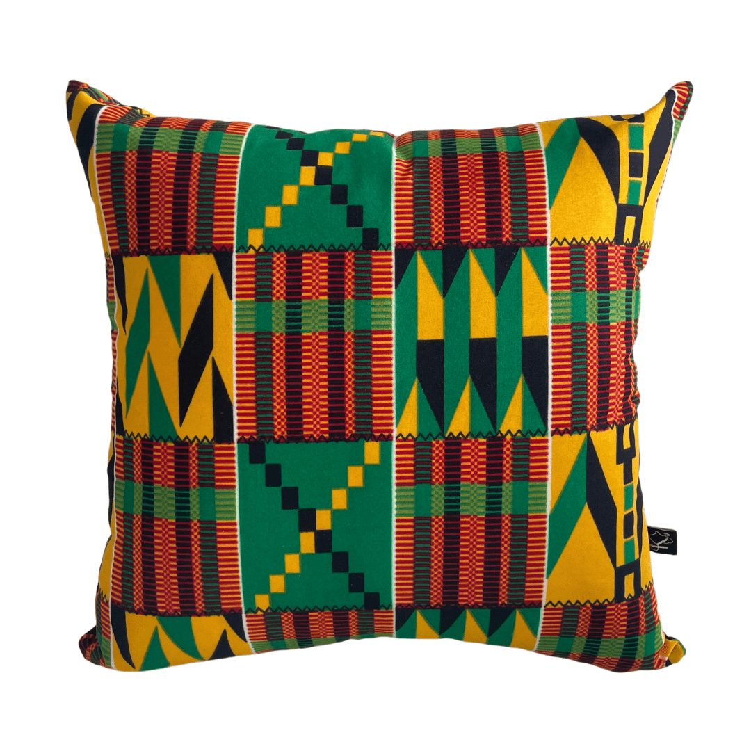 Krafts by Kerry African Wax Print Decorative Cushion Cover – Kente