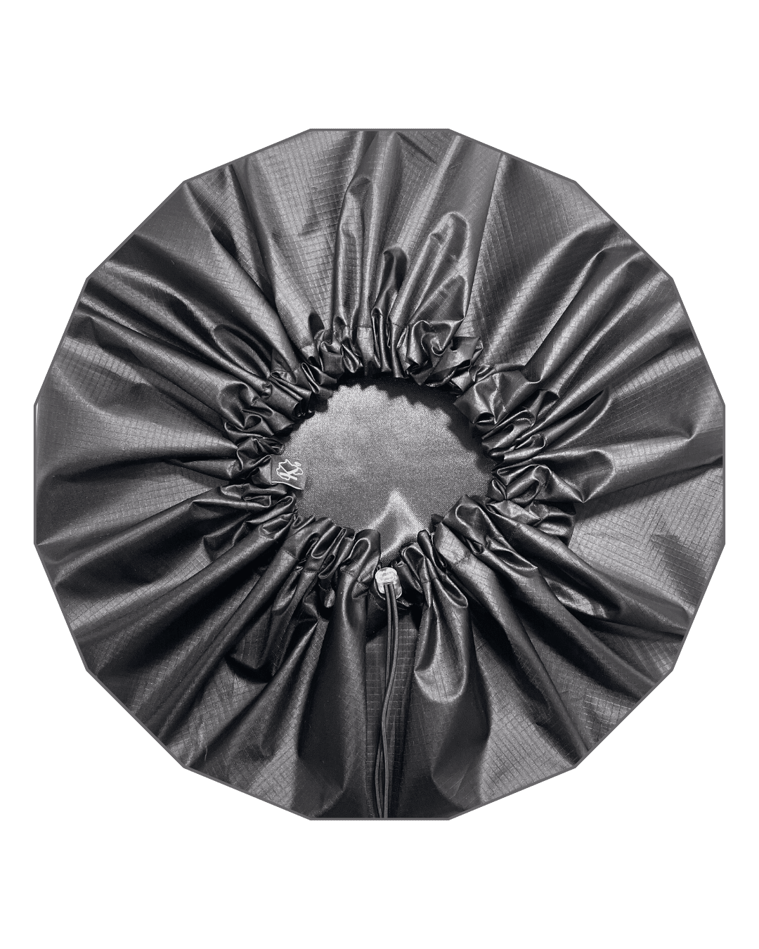 Krafts by Kerry Adjustable Satin Lined Shower Cap – Black