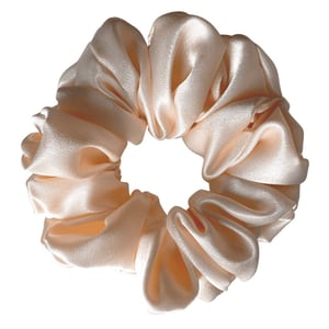 Krafts by Kerry Cream Oversized Satin Scrunchie