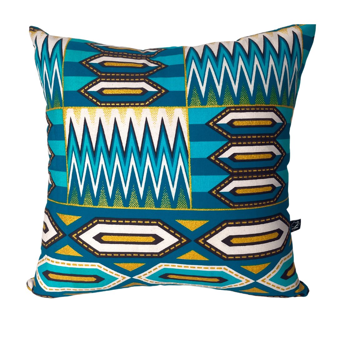 Krafts by Kerry African Wax Print Decorative Cushion Cover – Kumasi