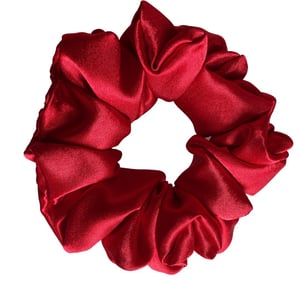 Krafts by Kerry Red Oversized Satin Scrunchie