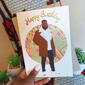 Black Man 'Alastair' Birthday Card