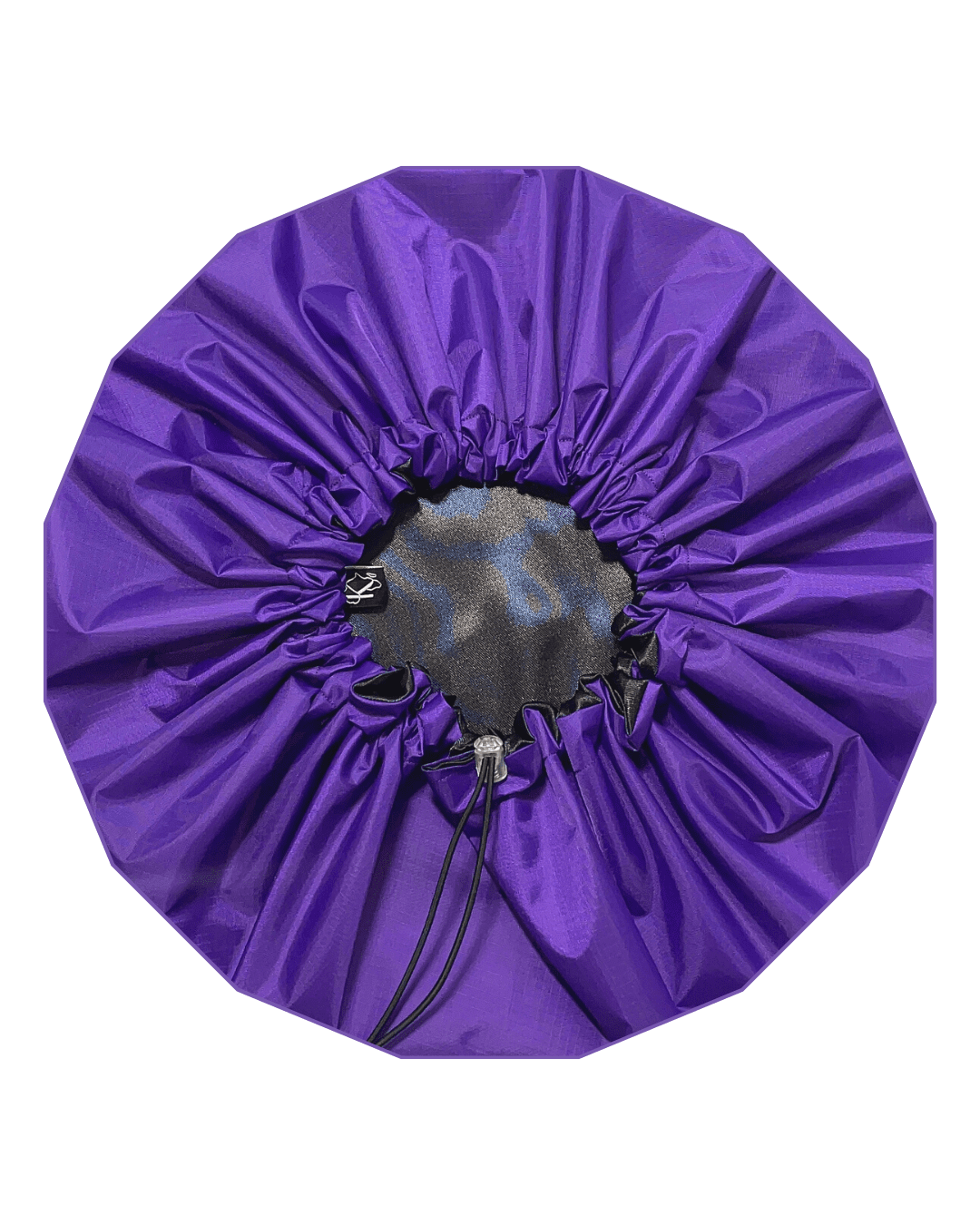 Krafts by Kerry Adjustable Satin Lined Shower Cap – Purple