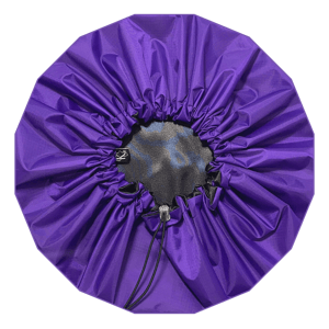 Krafts by Kerry Adjustable Satin Lined Shower Cap - Purple
