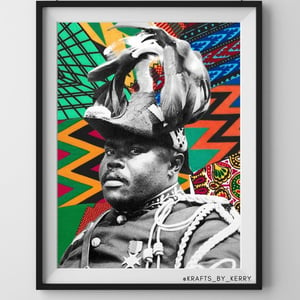 Krafts by Kerry Afrocentric Marcus Garvey Art Print