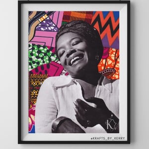 Krafts by Kerry Afrocentric Maya Angelou Art Print