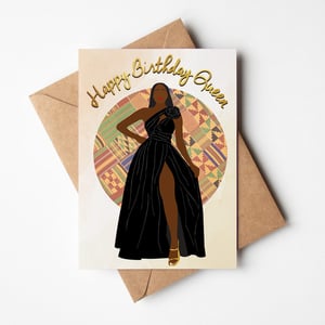 Black Girl 'Mya' Birthday Card