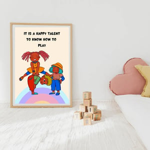 Let Kids Be Kids Wall Art - Pack of 5