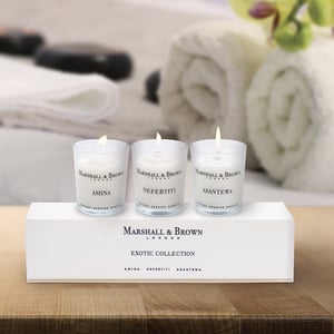 Marshall & Brown Exotic Mini Candle Collection (set of 3)