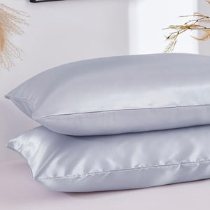 Double Satin Pillowcase- Silver Bundle