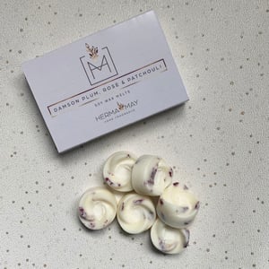 Damson Plum, Rose & Patchouli Soy Melt Box