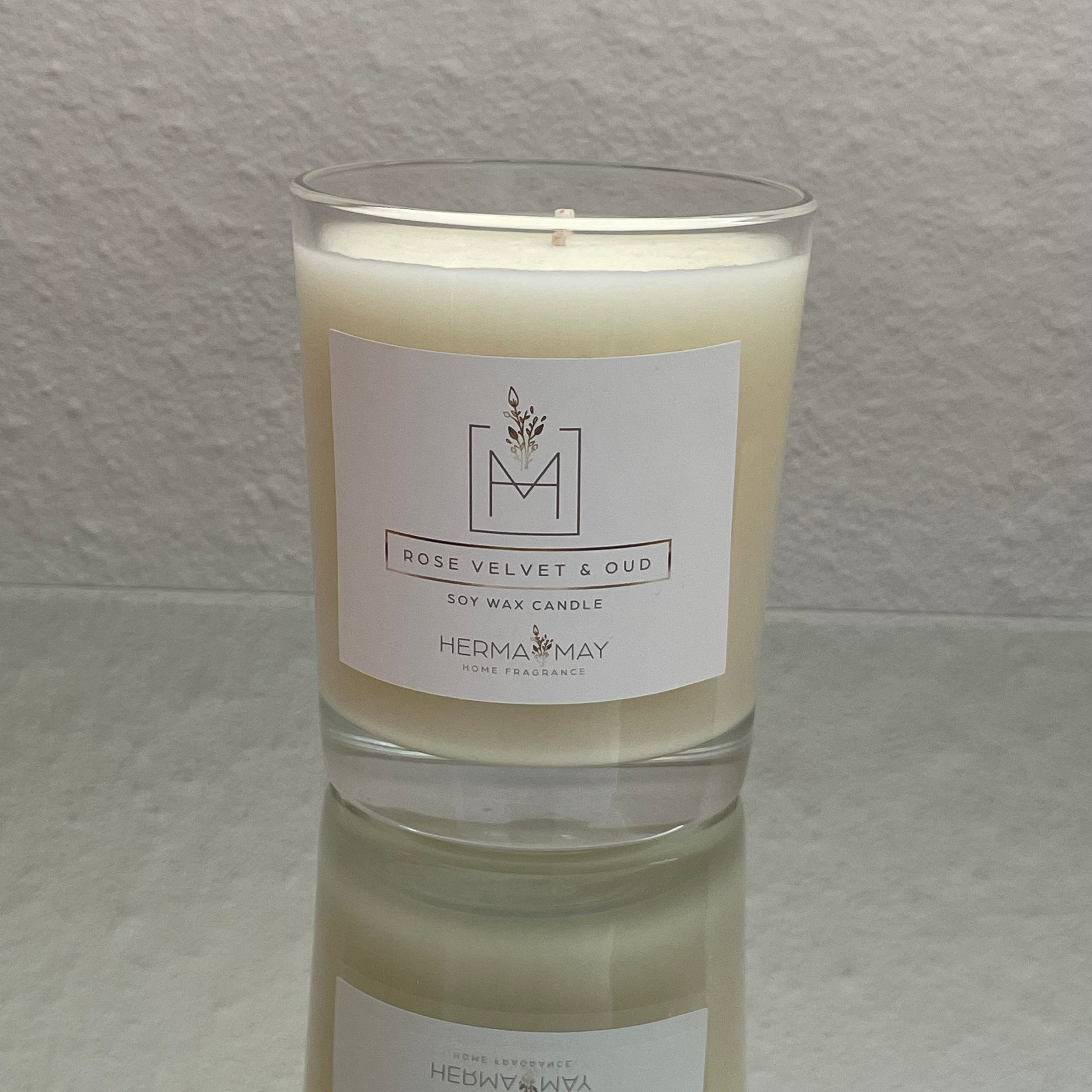 Rose Velvet & Precious Oud Soy Wax Candle