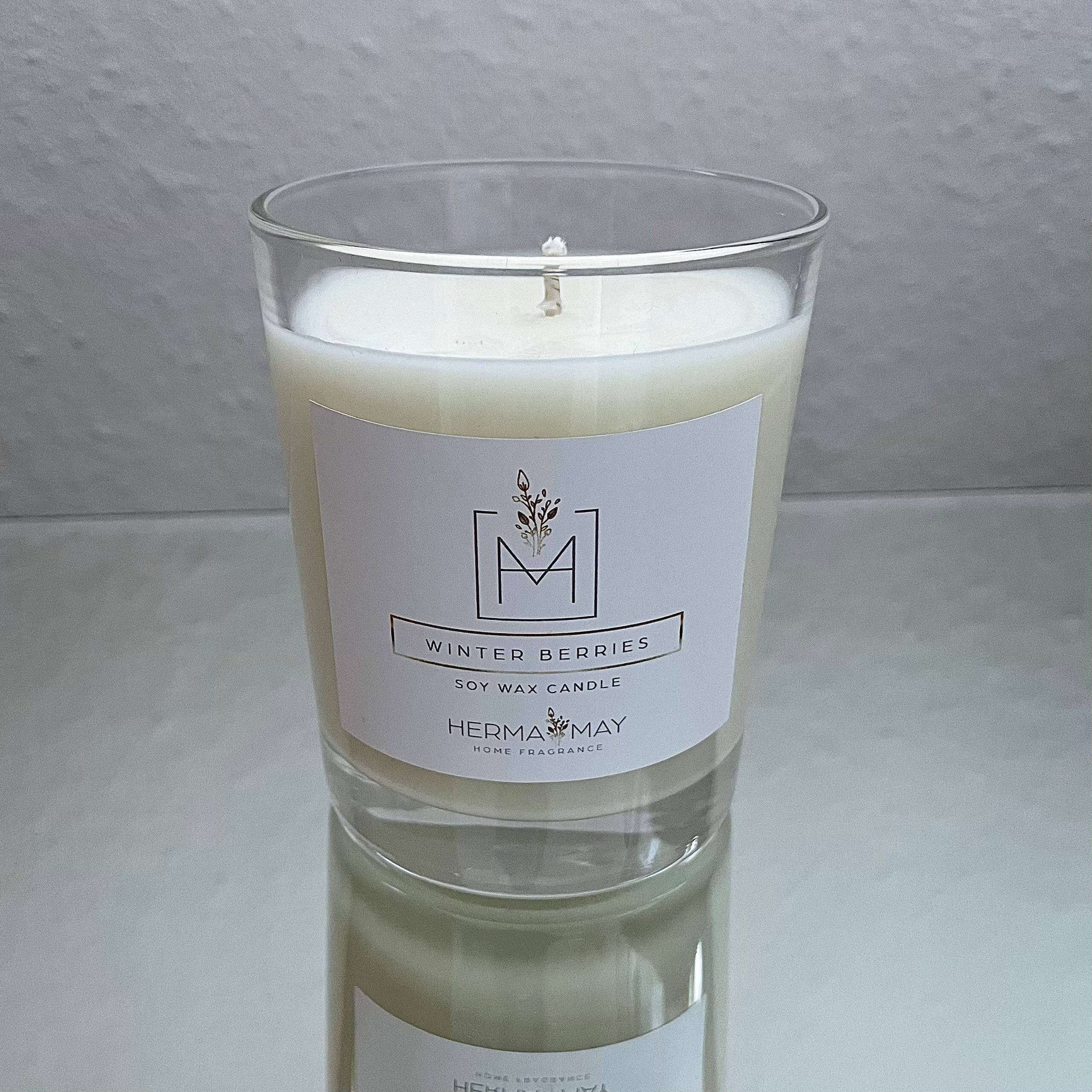Winter Berries Soy Wax Candle