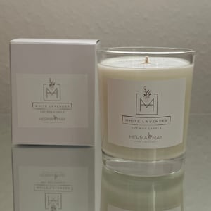 White Lavender Soy Wax Candle