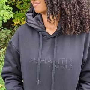 Satin Lined Hoodie Black- Unisex