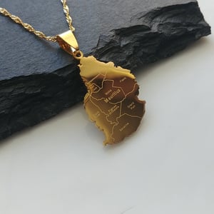 Mauritius City Map Pendant