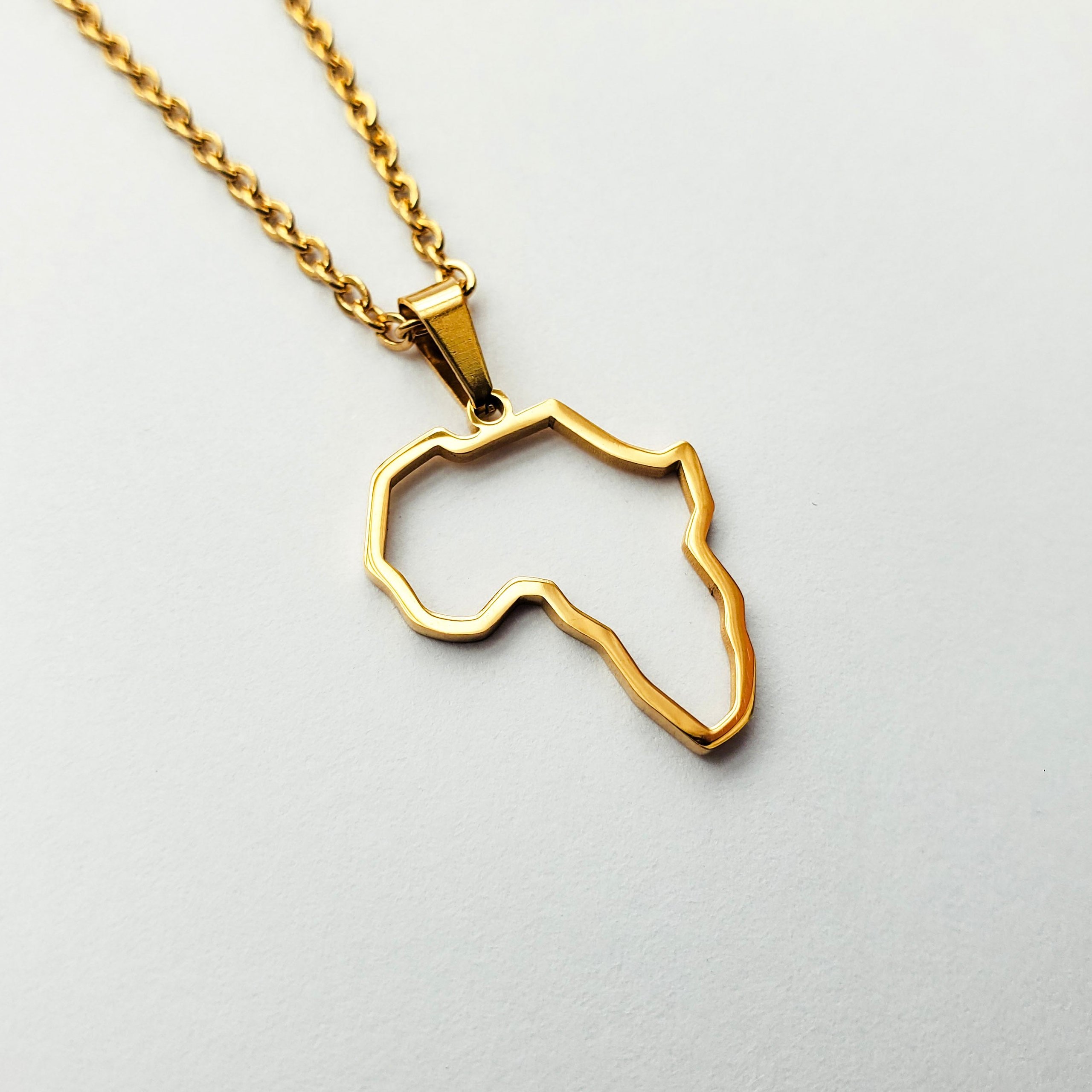 Africa Outline Pendant