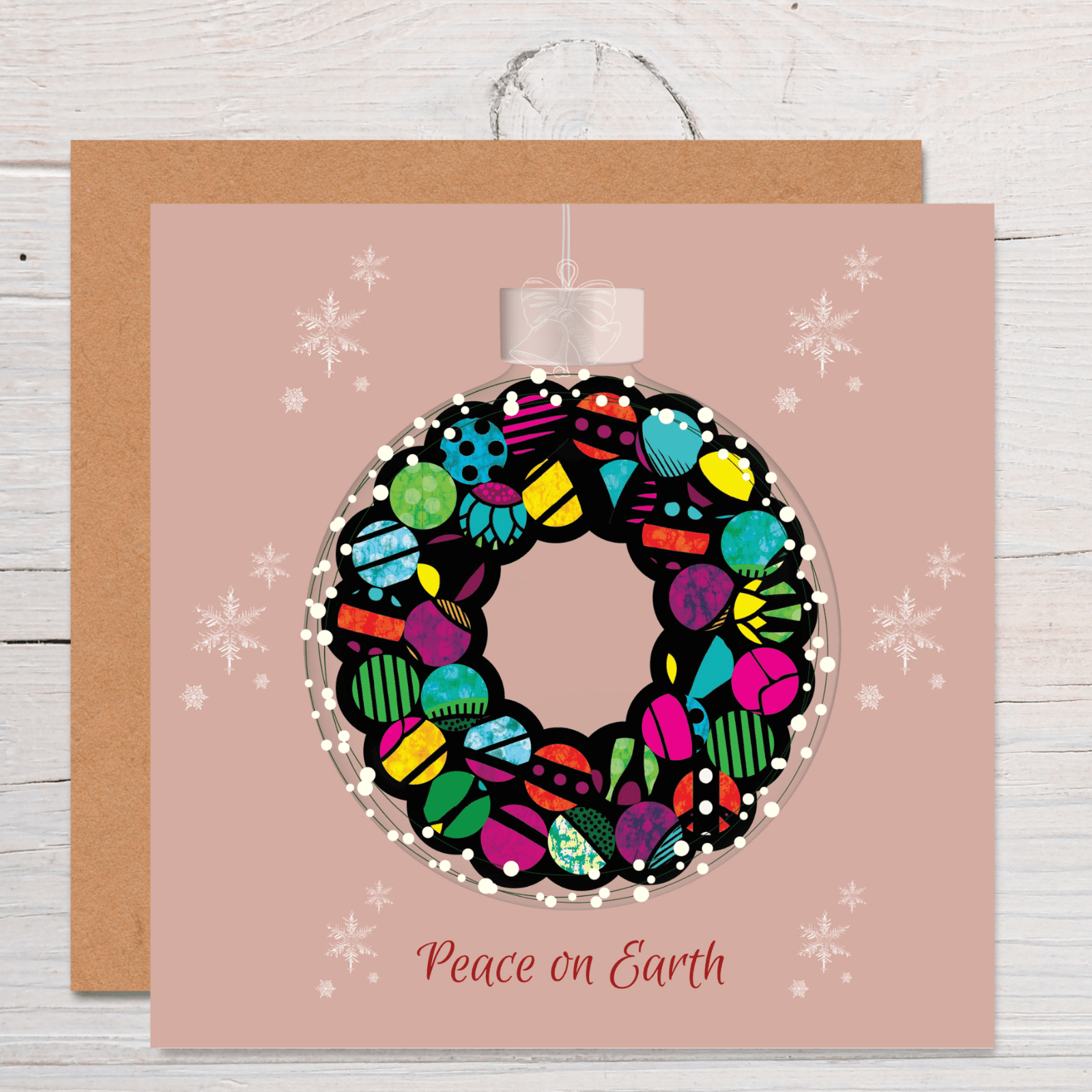 Peace On Earth Afrocentric Christmas Card
