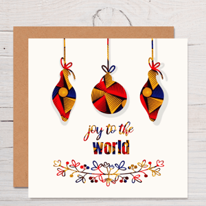 Joy To The World Christmas Card