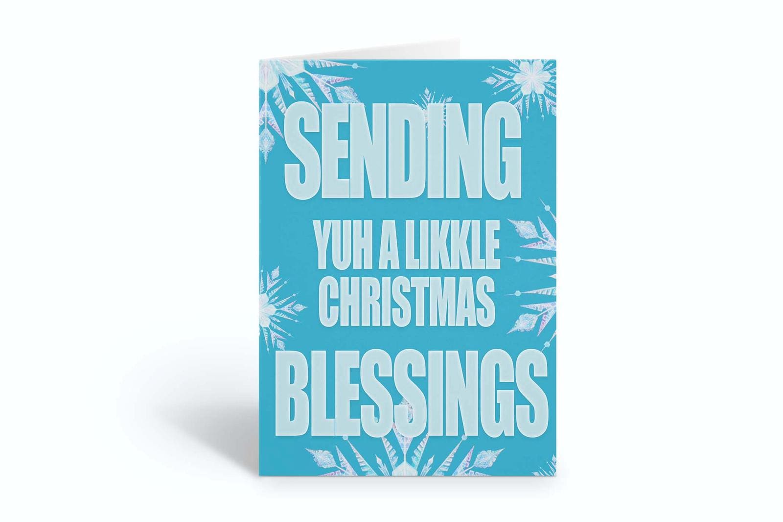 Likkle Christmas Blessings Jamaican Card