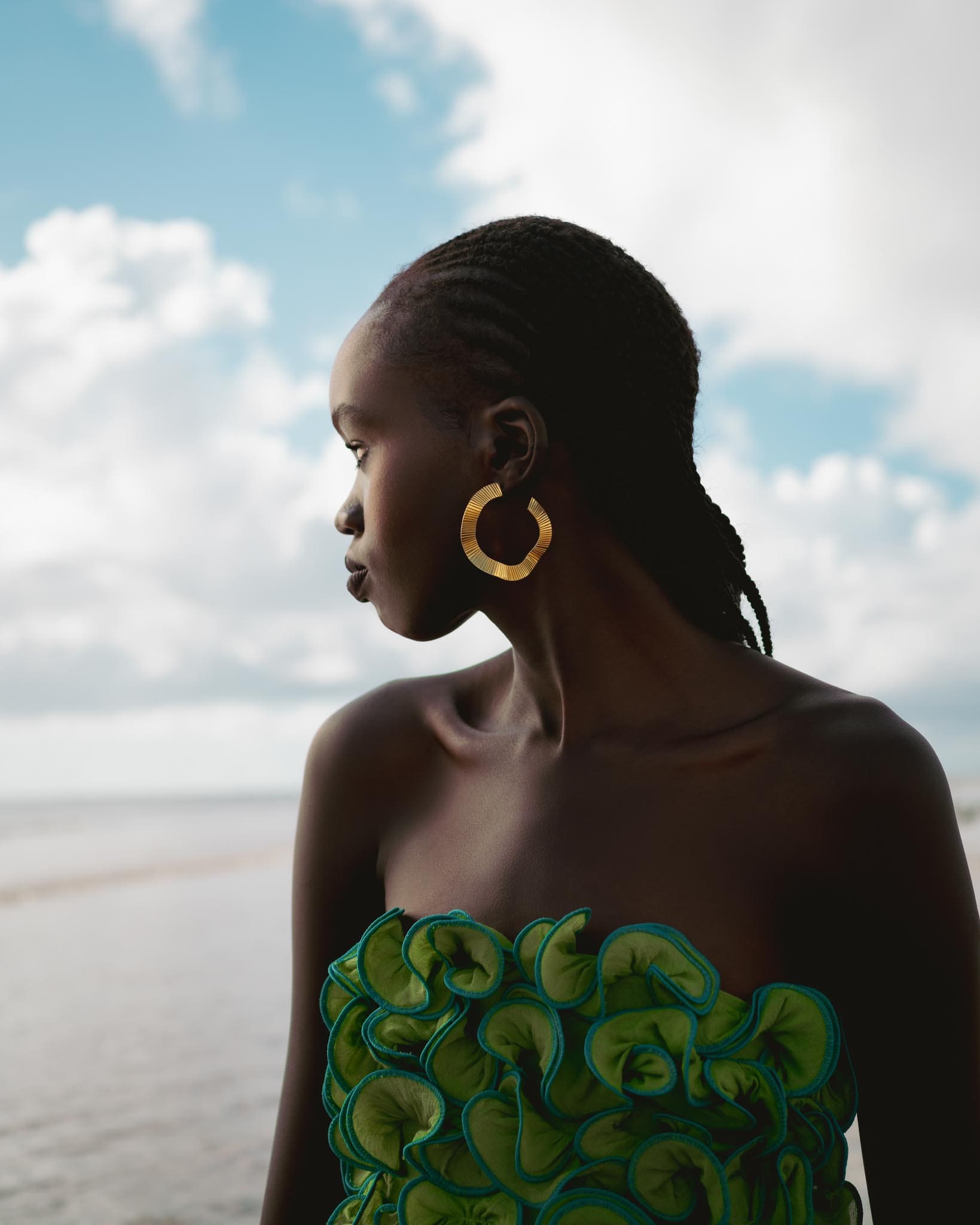 Khari earring medium – Handmade in Kenya
