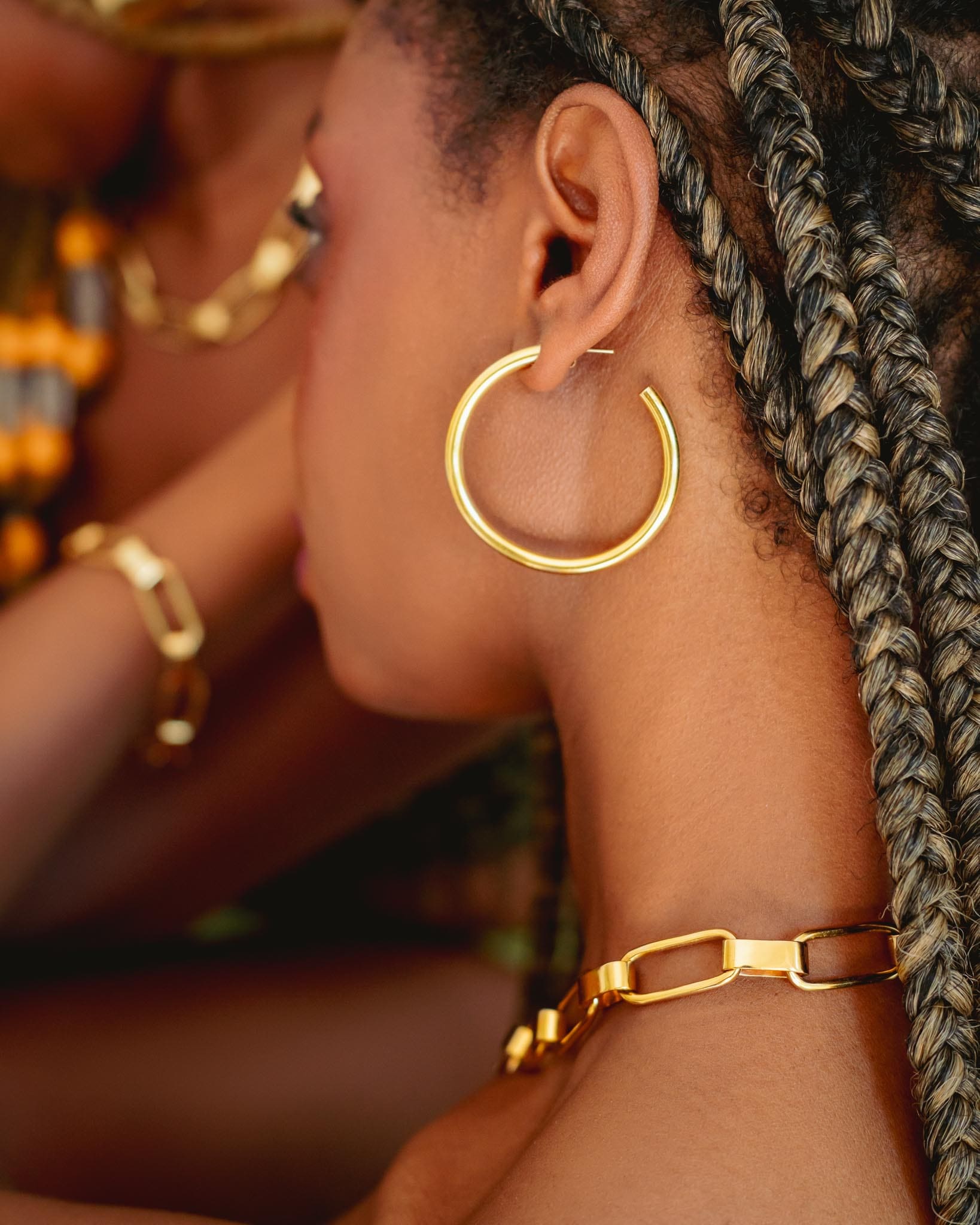 Avania earrings medium – Handmade in Kenya