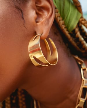 Bahari earrings medium - Handmade in Kenya