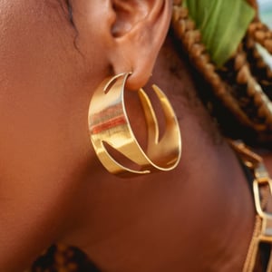Bahari earrings medium - Handmade in Kenya