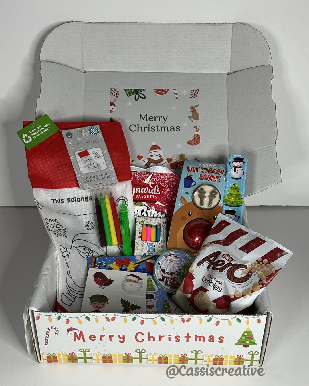 Kids Christmas Treats and Activity Box UK United Kingdom