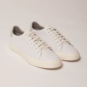 Low Classic Vegan Leather Trainers - White