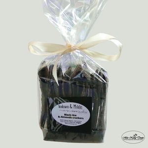 Gourmet Black Rice & Almonds Crackers