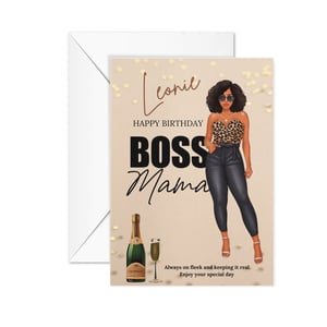 Boss Mama Birthday Card